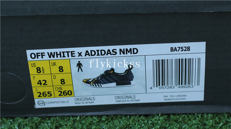 Off White x Adidas NMD R1 Boost BA7528